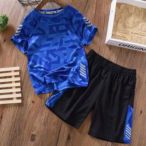 Football Set Boys Tracksuits Sport Wear Sports Clothes Kids T-shirt And Shorts