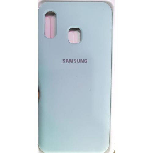 Samsung Galaxy A30, A31, A32 4G, A33, A34 Silicon Phone Cover Case-Light Blue
