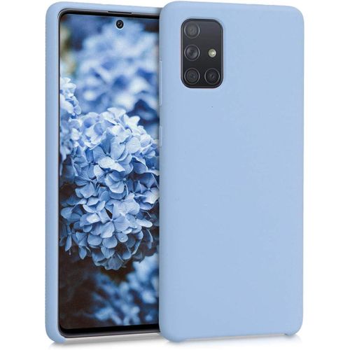 Samsung Galaxy A30, A31, A32 4G, A33, A34 Silicon Phone Cover Case-Light Blue