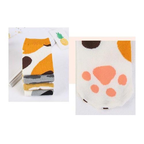 915 Generation Women's Cute Kitty Cat Paws Socks With Paw Pattern On Toes,
