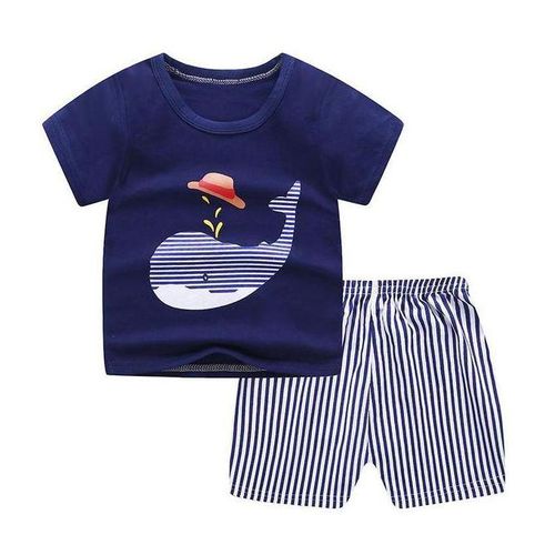 Fashion Baby Clothing Tracksui Tshirt Shorts Toddler Clothing Sets
