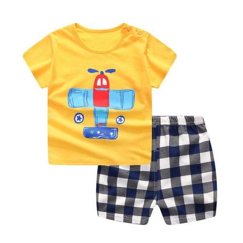 Fashion Baby Clothing Tracksui Tshirt Shorts Toddler Clothing Sets