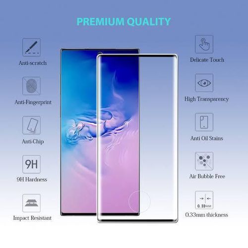 Samsung Full Cover Protective Glass Case For  Galaxy Note 10 Plus, Note 10 , Note 9 , Note 8, S10 , S20 , S10e , S10 plus, S20 plus Tempered Screen Protector. Screen Guard