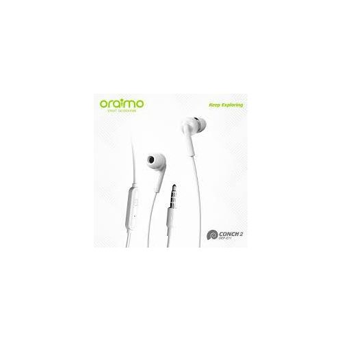 Oraimo Conch 2 Deeper Bass In Ear Earphone - White