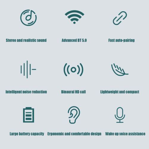 Lenovo PD1 Touch Control Semi Embedded Bluetooth Headset