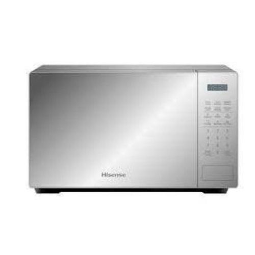 Hisense Digital Microwave Oven, 20 Litre - Mirror Silver
