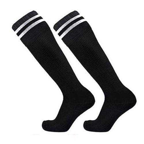 3 Pairs Kids Thigh-High Socks Children Anti-Slip Soft Soccer Socks for Outdoor Training Travelling,Default NO5143