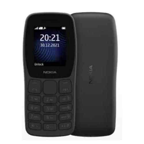 Nokia 105 Dual Sim 1.77" 800mAh -Black (1YR WRTY)
