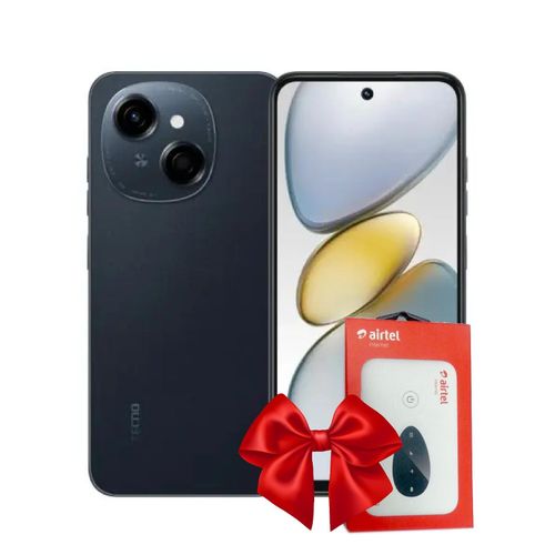 Tecno POP 9 - 4.5G Network 6.67" 6(3+3)GB RAM 128GB ROM 13MP 5000mAh + Free AIRTEL TR109D WIRELESS 4G LTE MIFI