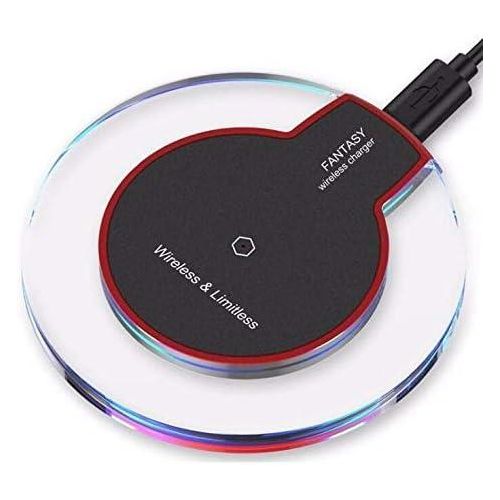 Fantasy Wireless Charger Compatible With Apple, Google, Samsung, HTC, And All Wireless Charging Cellphones -Black