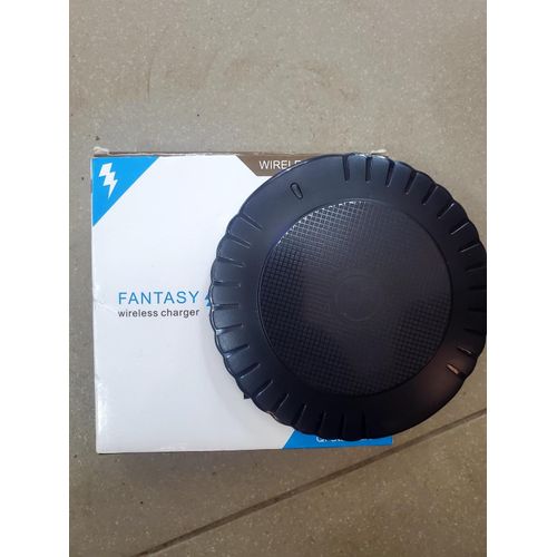 Fantasy Wireless Charger Compatible With Apple, Google, Samsung, HTC, And All Wireless Charging Cellphones -Black