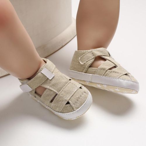Summer Classic Baby Canvas Shoes For Baby Boys With Soft Soles For Neonatal Comfortable And Breathable Walking Shoes
