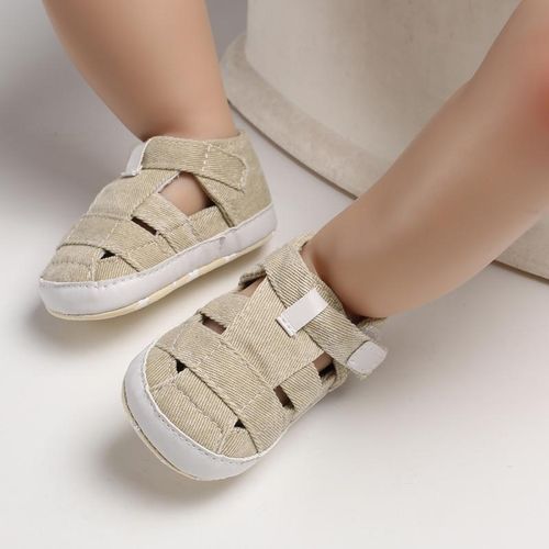 Summer Classic Baby Canvas Shoes For Baby Boys With Soft Soles For Neonatal Comfortable And Breathable Walking Shoes
