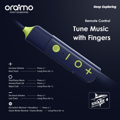 Oraimo Shark 4 Wireless Headphones