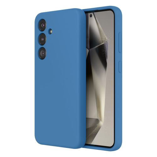 Samsung  Galaxy A15 , A25 , A35 , A55 Luxury Soft Rubber Liquid Silicone Skin Touch Feel Cover Case With Free Screen Protector