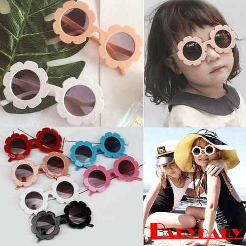 ???Summer Flower Pot Kids Beach Accessories Children Toddlers Girls Eyes Accessories