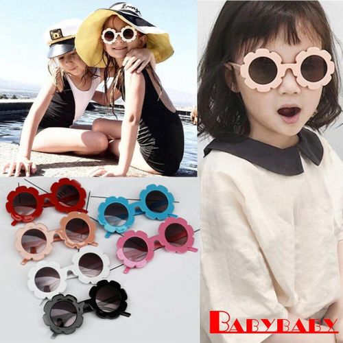 ???Summer Flower Pot Kids Beach Accessories Children Toddlers Girls Eyes Accessories