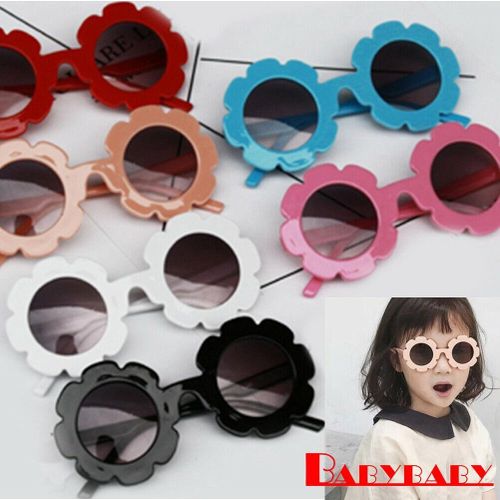 ???Summer Flower Pot Kids Beach Accessories Children Toddlers Girls Eyes Accessories