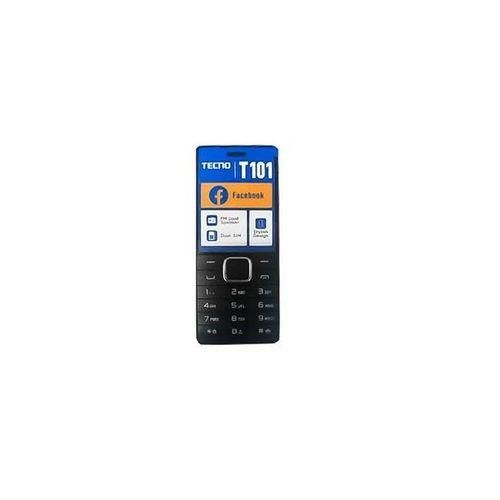 Tecno 101 Cellphone 1000mAh Battery 32GB ROM 1.77'' Display- Black