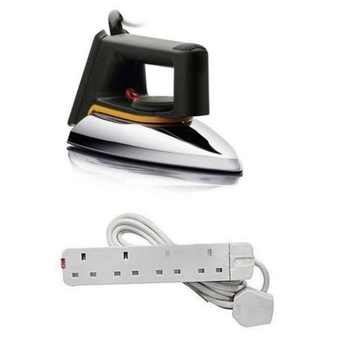 2 Pack Of Flat Iron & Free 4 Way Extension Cable