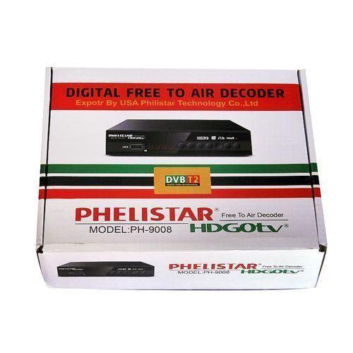 Phelistar High Free To Air Decoder - Black