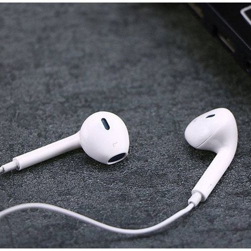 Excellent Base Classic Sound Music Original High Quality Wire Earphones Earbuds For All Phones - White