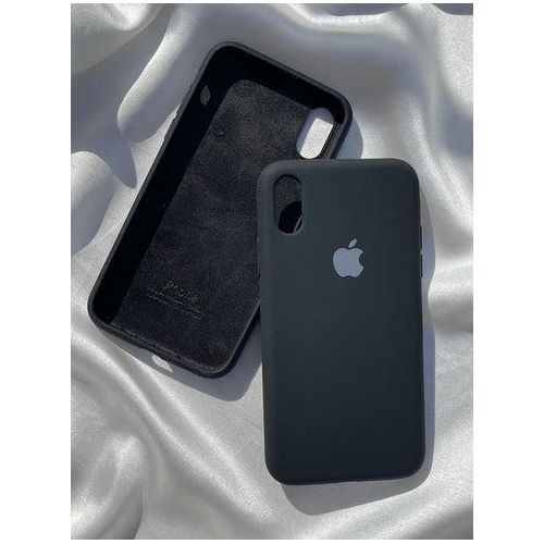 Apple For IPhone XR / IPhone XS / iPhone X / iPhone XS Max Phone Cover For Screen Protection and Unique Camera Protection Durable Original Silicone Phone Case Designed Pure Black