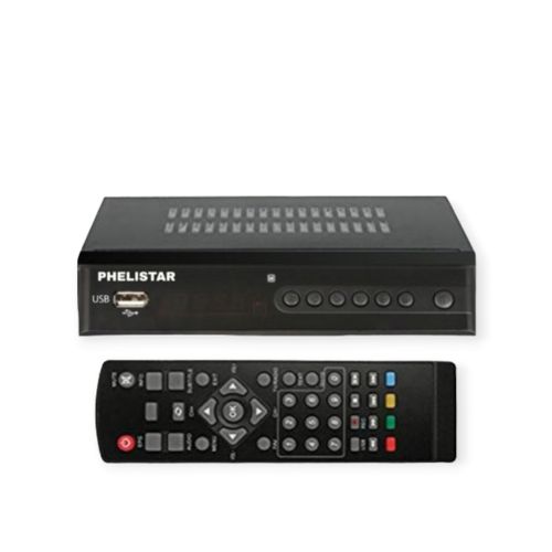 Phelistar High Quality Digital Free To Air Decoder -Black