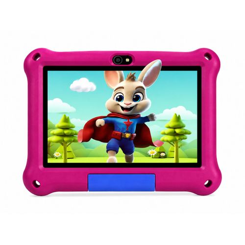 BEBE TAB 7inch 128/4GB Wifi Kids Tablet With Free Gifts - Pink/Yellow