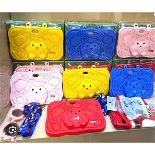 BEBE TAB 7inch 128/4GB Wifi Kids Tablet With Free Gifts - Pink/Yellow