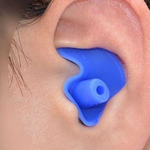 Swimming Ear Plug Silicone Ears Plugs Hearing Protector With Case Pink