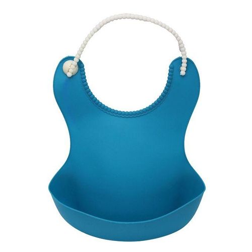 Baby Infant Toddler Waterproof Silicone Bib Infants Feeding Lunch Roll-up Apron