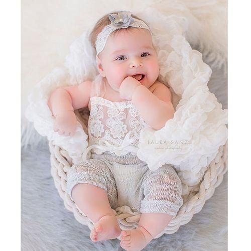 Handmake 6 Months Baby Sitter Romper Sitter Newborn Tie 6M