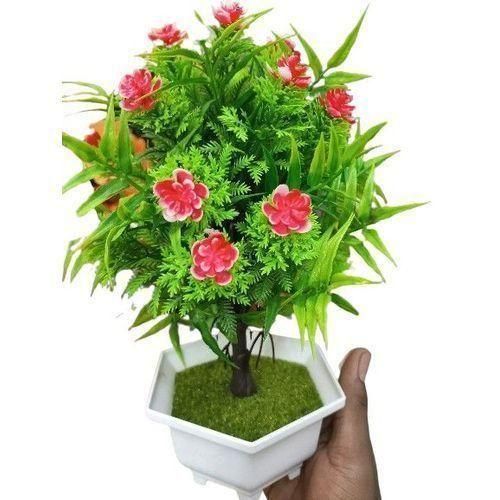 1 Pc Artificial Bonsai Flower Tree with Designer Pot for Home Decor
