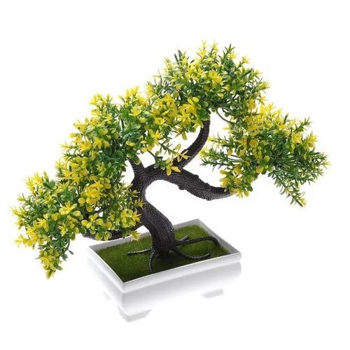 1 Pc Artificial Bonsai Flower Tree with Designer Pot for Home Decor
