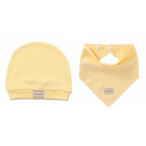 Kids Hat  Ap With Bibs  Andy Solid  Olors Neutral  Otton Hats Born Baby Hat Bibs Toddler Infant  Aps Boys Gi S Baby Beanies 1p S-yellow-bib