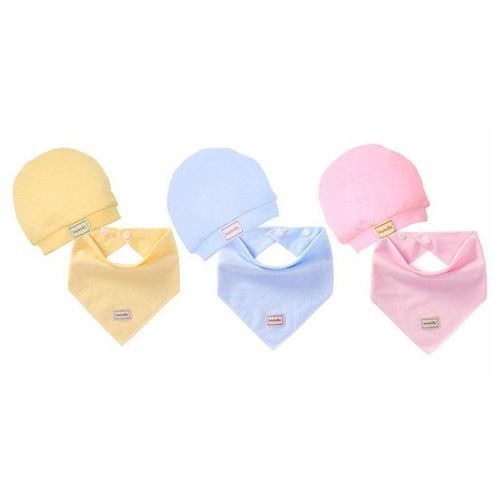 Kids Hat  Ap With Bibs  Andy Solid  Olors Neutral  Otton Hats Born Baby Hat Bibs Toddler Infant  Aps Boys Gi S Baby Beanies 1p S-yellow-bib