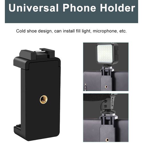 Portable Shooting Live Streaming Set With Stand Microphone And Fill Light