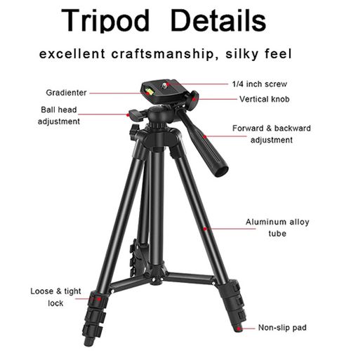 Portable Shooting Live Streaming Set With Stand Microphone And Fill Light