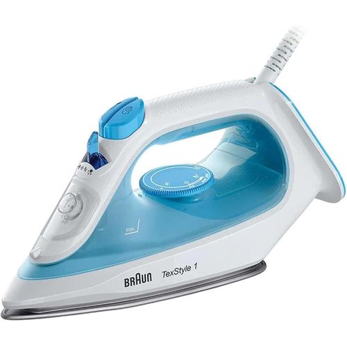 Braun TexStyle 1 Steam iron 2000W with rapid heat up SI1050BL- White/Blue(1 YR WRTY)