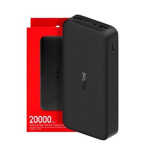 XIAOMI Redmi 20000mAh 74Wh Fast Charge Power Bank - Black