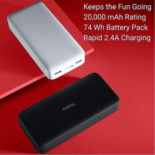 XIAOMI Redmi 20000mAh 74Wh Fast Charge Power Bank - Black