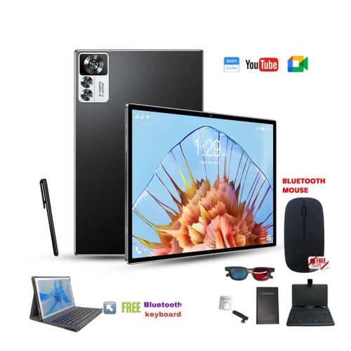 Discover Note 17 Plus Android Tablet 5G - 10.1 Inch - 512GB ROM - 8GB RAM - 6000mAh PC With Keyboard And Mouse- Multicolor