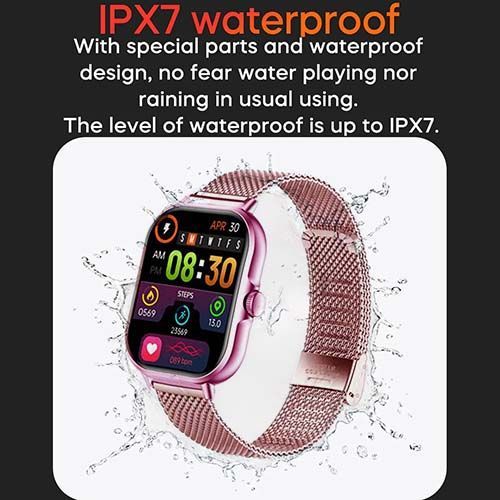 2.09 Smart Watch Full Touch Screen - Business Pink Purple