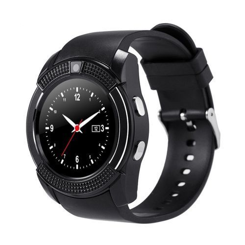 Unisex Advanced Multi-functional Touch Screen Bluetooth Smartwatch - Black