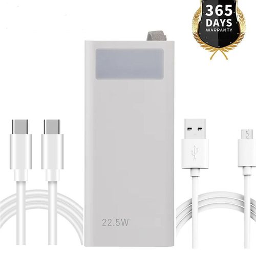 40000mAh Power Bank Fast Charging Safe Polymer Battery 22.5W-White