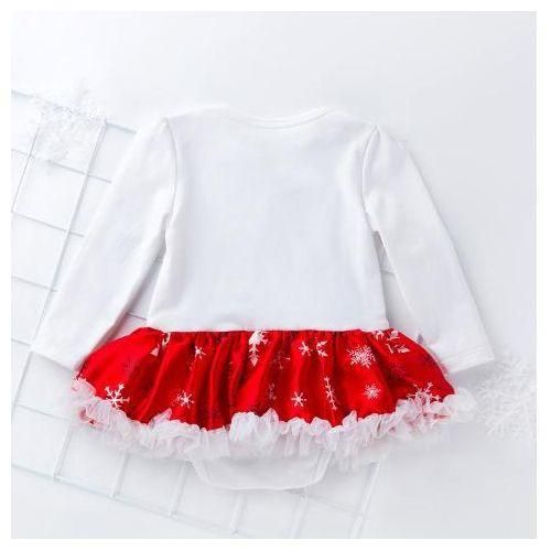 Christmas Girls' Class A 100 Cotton Long Sleeve Patchwork Dress Set Of 4
