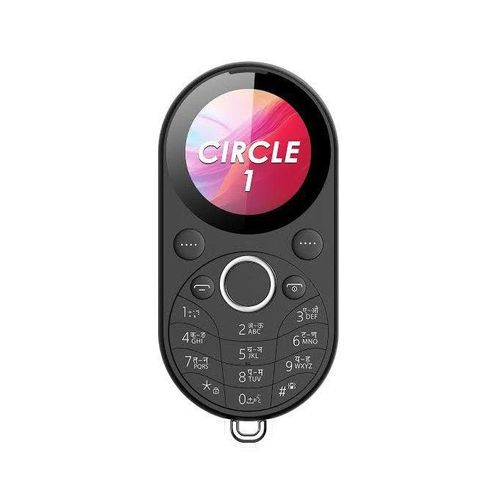 Itel Circle 1 - 1.32" 32MB RAM 32MB ROM 0.03MP 500mAh - Black