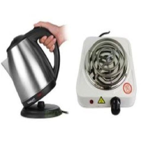 Scarlet 2L Electric Automatic Kettle+ Free Single Spiral Hotplate
