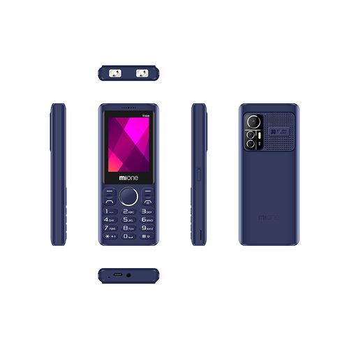 Mione T500-Dual SIM 2.4" 2500mAh With Camera-Blue(1 YR WRTY)